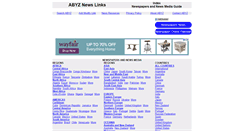 Desktop Screenshot of abyznewslinks.com