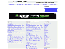Tablet Screenshot of abyznewslinks.com